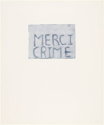 Louise Bourgeois. Merci Crime. 1994