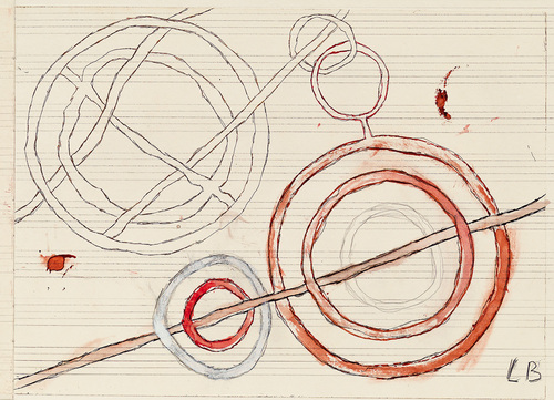 Louise Bourgeois. Untitled, no. 12, in Nothing to Remember (set 4), from the series of folio sets (1-6). 2004-2006