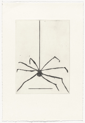 Louise Bourgeois. Untitled, plate 5 of 9, from the illustrated book, Ode &agrave; Ma M&egrave;re. 1995