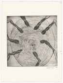 Louise Bourgeois. Untitled, plate 6 of 9, from the illustrated book, Ode &agrave; Ma M&egrave;re. 1995