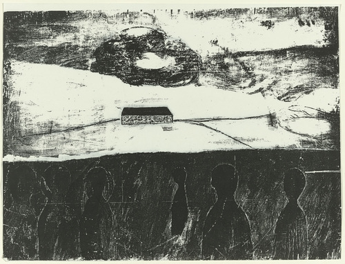 Louise Bourgeois. Untitled (Study for Institution). 1989