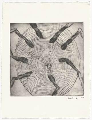 Louise Bourgeois. Untitled, plate 6 of 9, from the illustrated book, Ode &agrave; Ma M&egrave;re. 1995