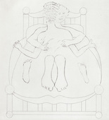 Louise Bourgeois. Untitled, plate 6 of 7, from the portfolio, Metamorfosis. 1997