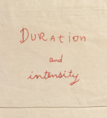 Louise Bourgeois. Duration and Intensit&eacute;, cover. 2007