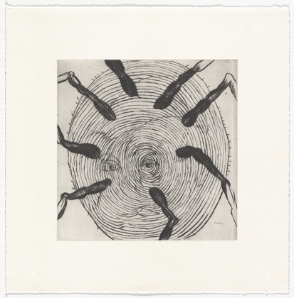 Louise Bourgeois. Untitled, plate 6 of 9, from the illustrated book, Ode &agrave; Ma M&egrave;re. 1995