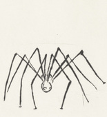 Louise Bourgeois. Untitled, plate 7 of 9, from the illustrated book, Ode &agrave; Ma M&egrave;re. 1995