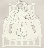 Louise Bourgeois. Untitled, plate 6 of 7, from the portfolio, Metamorfosis. 1997