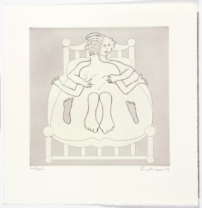 Louise Bourgeois. Untitled, plate 6 of 7, from the portfolio, Metamorfosis. 1997