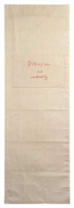 Louise Bourgeois. Duration and Intensit&eacute;. 2007