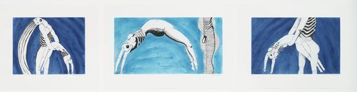 Louise Bourgeois. Triptych for the Red Room. 1994