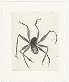 Louise Bourgeois. Untitled plate 8 of 9, from the illustrated book, Ode &agrave; Ma M&egrave;re. 1995