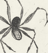 Louise Bourgeois. Untitled plate 8 of 9, from the illustrated book, Ode &agrave; Ma M&egrave;re. 1995