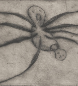 Louise Bourgeois. Untitled, plate 9 of 9, from the illustrated book, Ode &agrave; Ma M&egrave;re. 1995