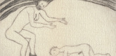 Louise Bourgeois. Untitled, plate 5 of 5, from the illustrated book, The Laws of Nature. 2000-2001