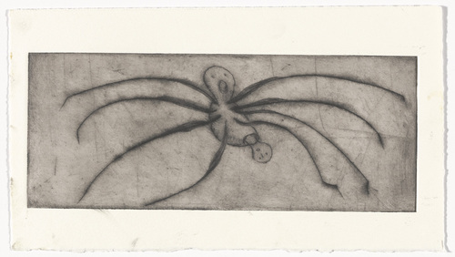 Louise Bourgeois. Untitled, plate 9 of 9, from the illustrated book, Ode &agrave; Ma M&egrave;re. 1995