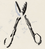 Louise Bourgeois. Untitled (Study for Untitled, plate 1 of 14, from the portfolio, Autobiographical Series). 1993