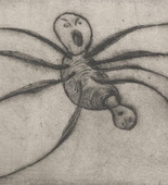 Louise Bourgeois. Untitled, plate 9 of 9, from the illustrated book, Ode &agrave; Ma M&egrave;re. 1995