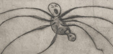 Louise Bourgeois. Untitled, plate 9 of 9, from the illustrated book, Ode &agrave; Ma M&egrave;re. 1995