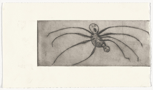Louise Bourgeois. Untitled, plate 9 of 9, from the illustrated book, Ode &agrave; Ma M&egrave;re. 1995