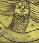 Louise Bourgeois. Greetings: Laughing Monster. 1946