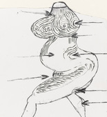 Louise Bourgeois. Untitled (Study for Sainte S&eacute;bastienne). 1990-1993