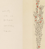 Louise Bourgeois. Untitled, plate 3 of 5, from the illustrated book, Duration and Intensit&eacute;. 2007