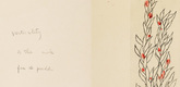 Louise Bourgeois. Untitled, plate 3 of 5, from the illustrated book, Duration and Intensit&eacute;. 2007
