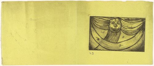 Louise Bourgeois. Greetings: Laughing Monster. 1946