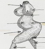 Louise Bourgeois. Untitled (Study for Sainte S&eacute;bastienne). 1990-1993