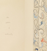 Louise Bourgeois. Untitled, plate 4 of 5, from the illustrated book, Duration and Intensit&eacute;. 2007