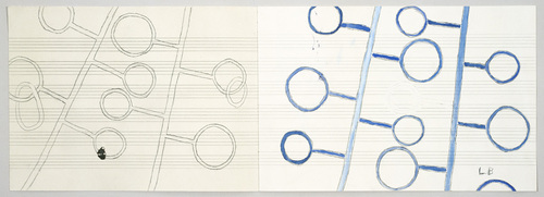Louise Bourgeois. Untitled drawing, in Nothing to Remember (set 1), from the series of folio sets (1-6). 2004-2006