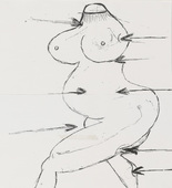 Louise Bourgeois. Untitled (Study for Sainte S&eacute;bastienne). 1990-1993