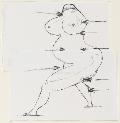 Louise Bourgeois. Untitled (Study for Sainte S&eacute;bastienne). 1990-1993