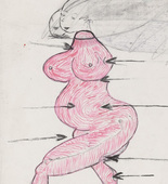 Louise Bourgeois. Untitled (Study for Sainte S&eacute;bastienne). 1990-1993