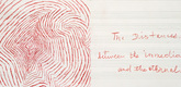 Louise Bourgeois. Untitled drawing, in Nothing to Remember (set 1), from the series of folio sets (1-6). 2004-2006