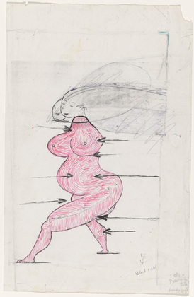 Louise Bourgeois. Untitled (Study for Sainte S&eacute;bastienne). 1990-1993