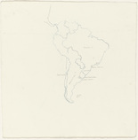 Louise Bourgeois. Untitled (Study for Map of the Western Hemisphere). 1995
