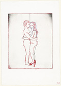 Louise Bourgeois. The Couple, plate 5 of 7, from the portfolio, La R&eacute;paration. 2001