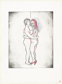 Louise Bourgeois. The Couple, plate 5 of 7, from the portfolio, La R&eacute;paration. 2001