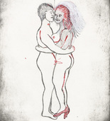 Louise Bourgeois. The Couple, plate 5 of 7, from the portfolio, La R&eacute;paration. 2001