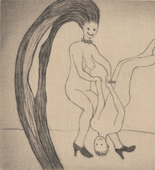 Louise Bourgeois. Untitled, plate 3 of 5, from the series, The Laws of Nature. c. 2003