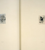 Louise Bourgeois. The Blue Fear and The Pink Fear, plates 1 and 2 of 18 (diptych), from the illustrated book, One's Sleep (3). 2003