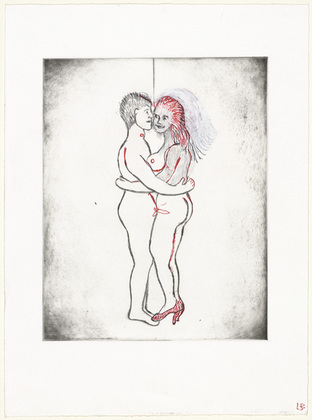Louise Bourgeois. The Couple, plate 5 of 7, from the portfolio, La R&eacute;paration. 2001