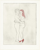 Louise Bourgeois. The Couple, plate 5 of 7, from the portfolio, La R&eacute;paration. 2001