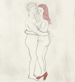 Louise Bourgeois. The Couple, plate 5 of 7, from the portfolio, La R&eacute;paration. 2001
