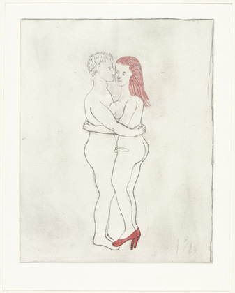 Louise Bourgeois. The Couple, plate 5 of 7, from the portfolio, La R&eacute;paration. 2001