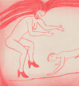 Louise Bourgeois. Untitled, plate 5 of 5, from the illustrated book, The Laws of Nature. c. 2003