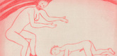 Louise Bourgeois. Untitled, plate 5 of 5, from the illustrated book, The Laws of Nature. c. 2003