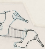Louise Bourgeois. Untitled (Study for Untitled, plate 4 of 5, from the illustrated book, and plate 4 of 7, from the portfolio, Metamorfosis). 1997