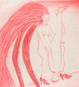 Louise Bourgeois. Untitled, plate 4 of 5, from the illustrated book, The Laws of Nature. c. 2003